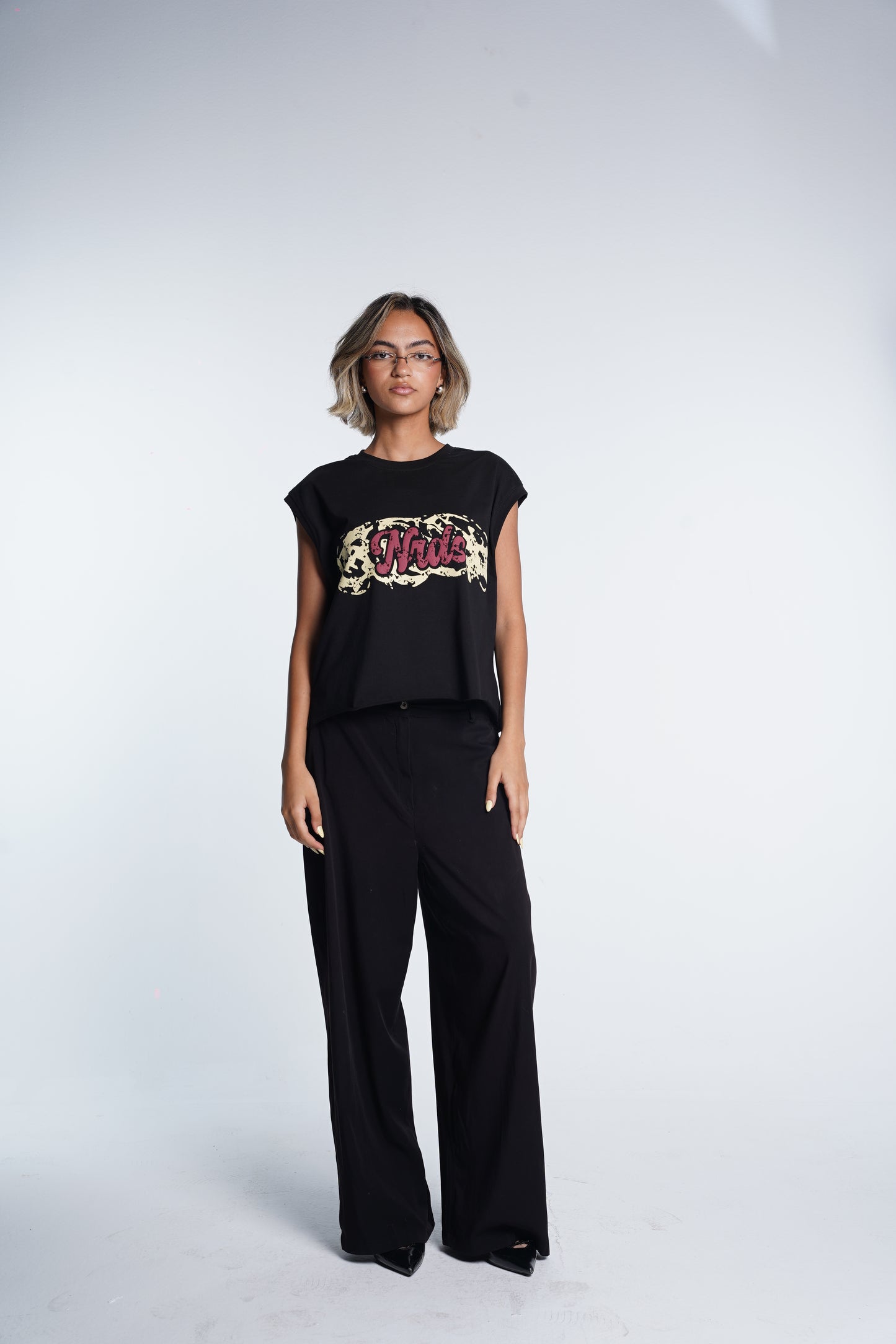 Nrds cut boxy Tee