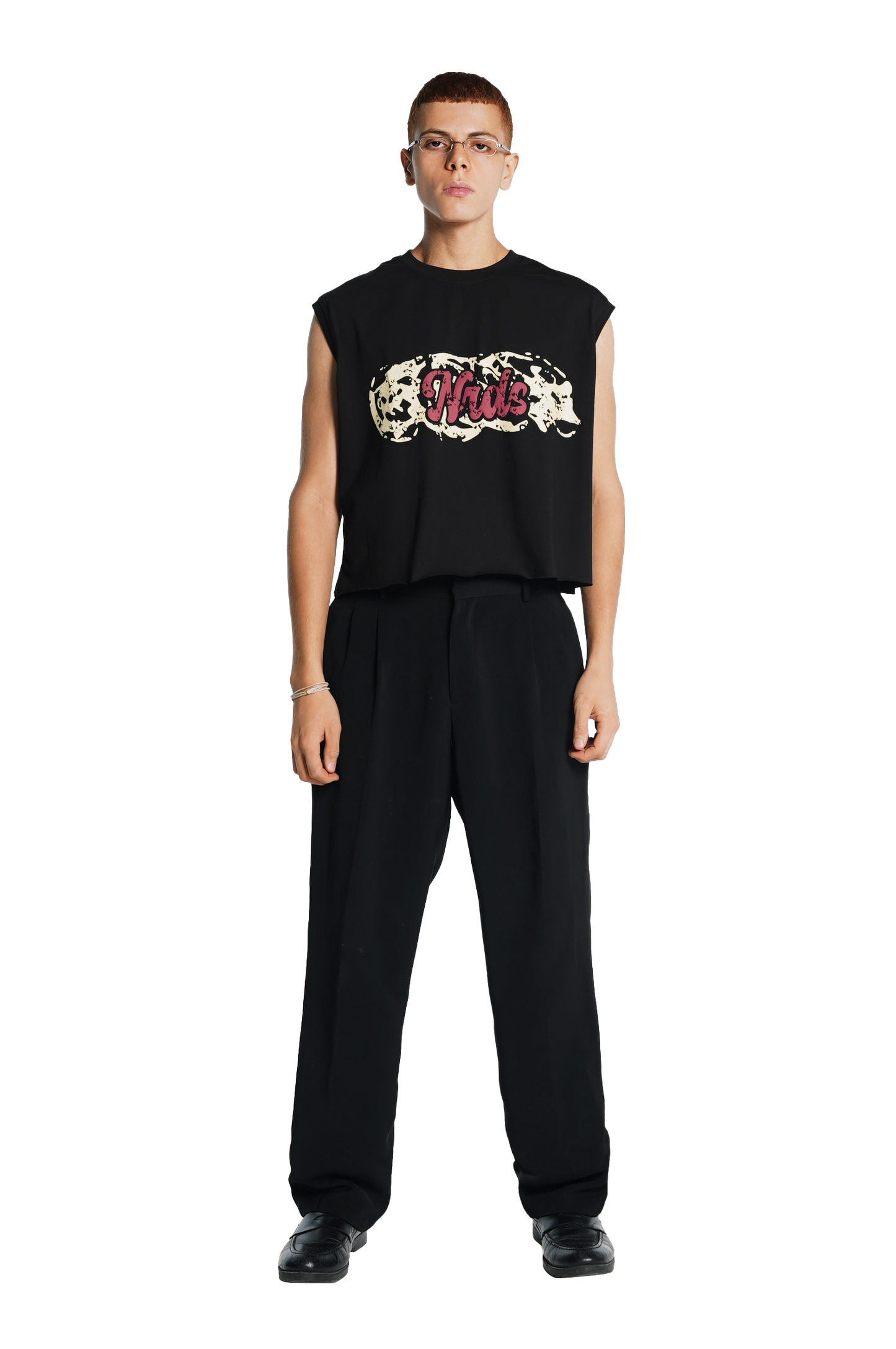 Male Nrds cut boxy Tee