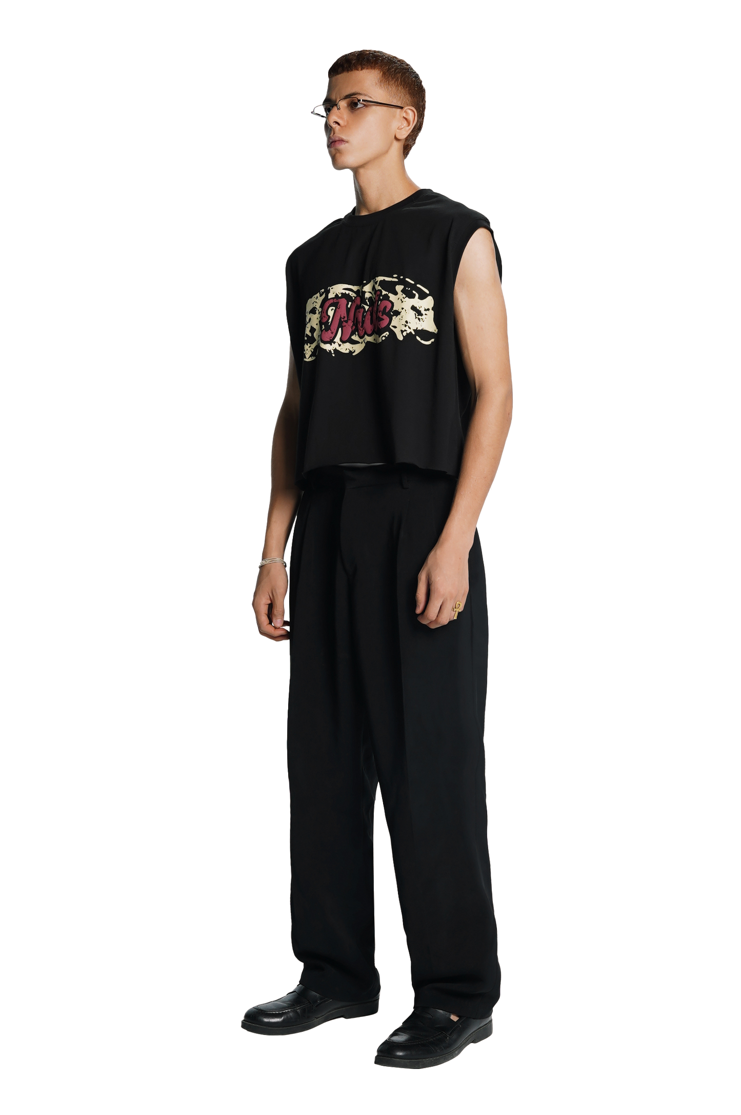 Male Nrds cut boxy Tee