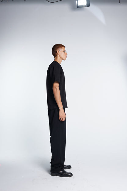 Basic boxy fit black Tee