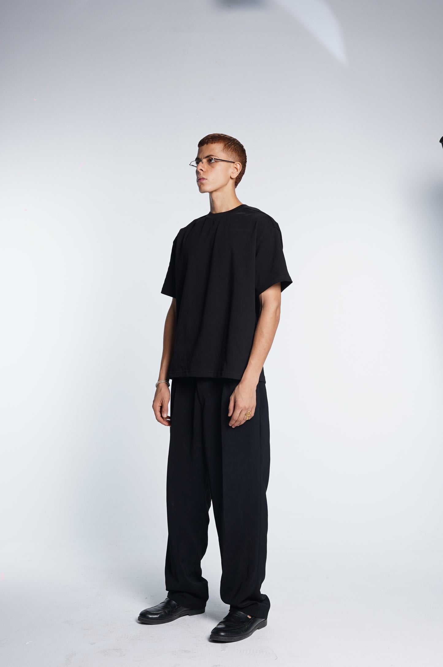 Basic boxy fit black Tee