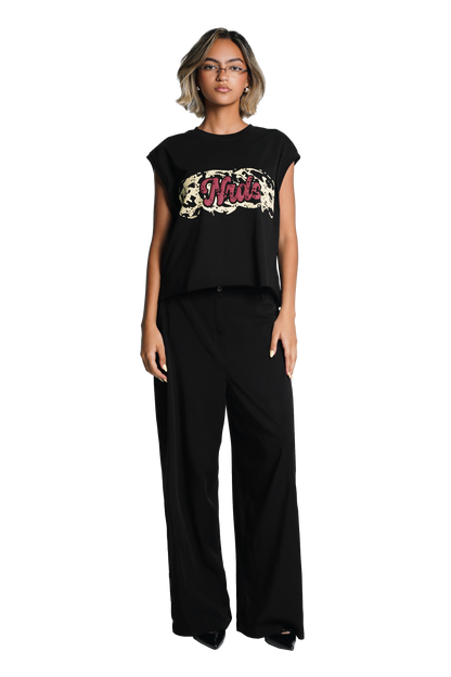 FeMale Nrds cut boxy Tee