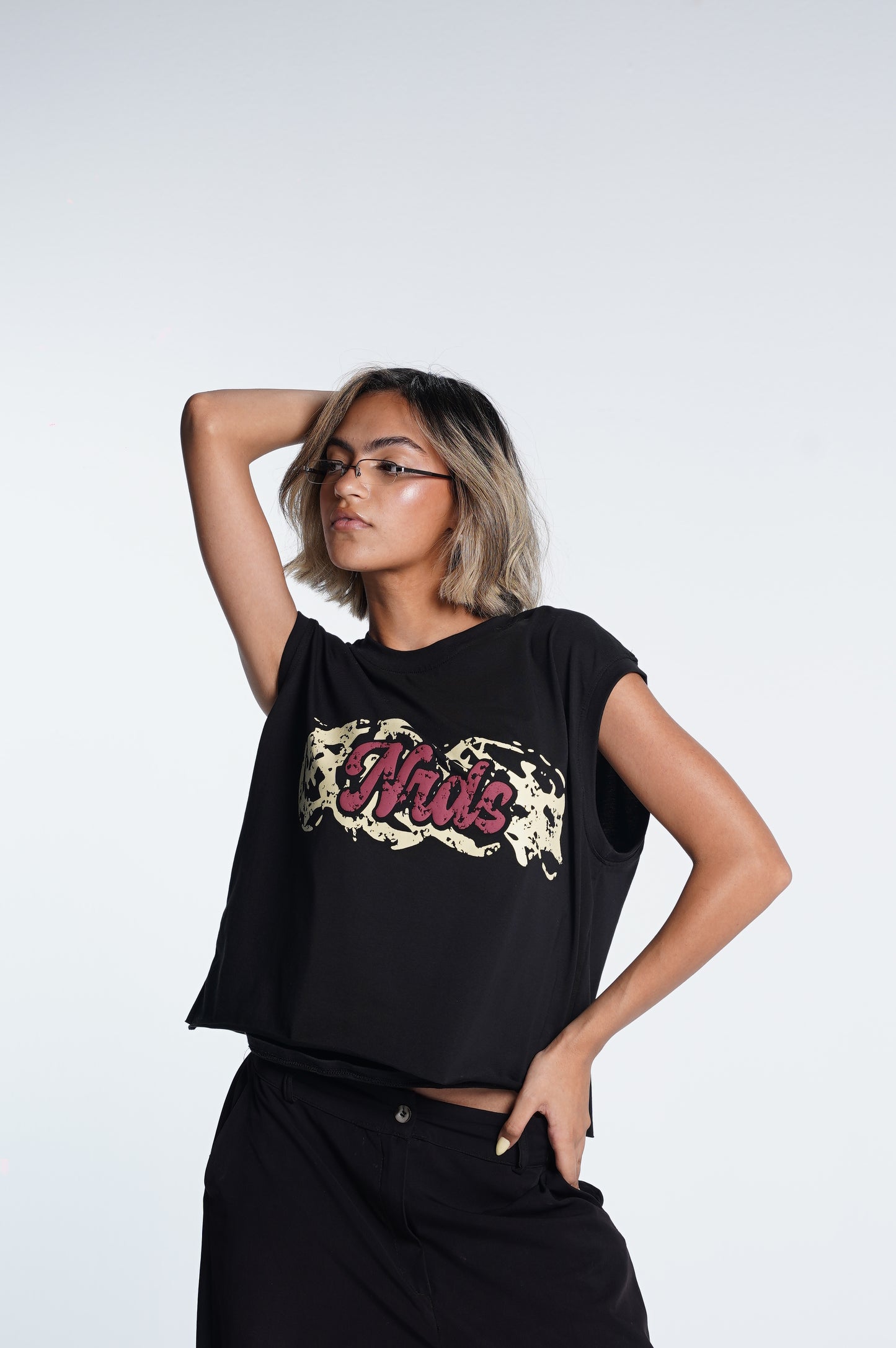 Nrds cut boxy Tee