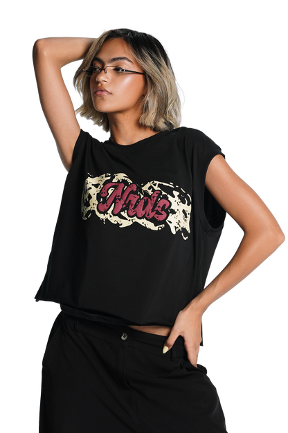 FeMale Nrds cut boxy Tee