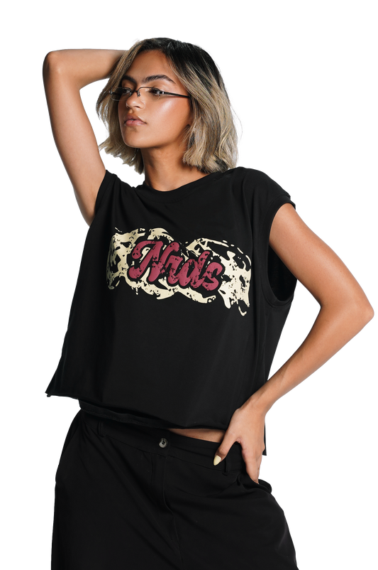 FeMale Nrds cut boxy Tee