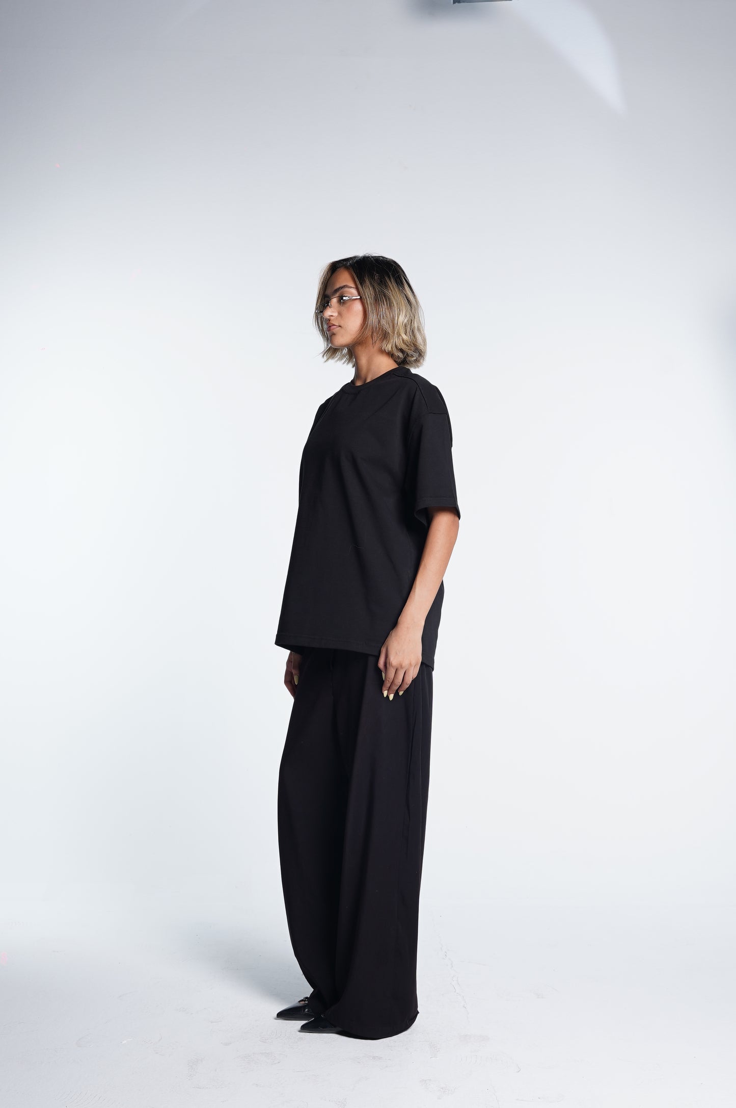 Basic boxy fit black Tee