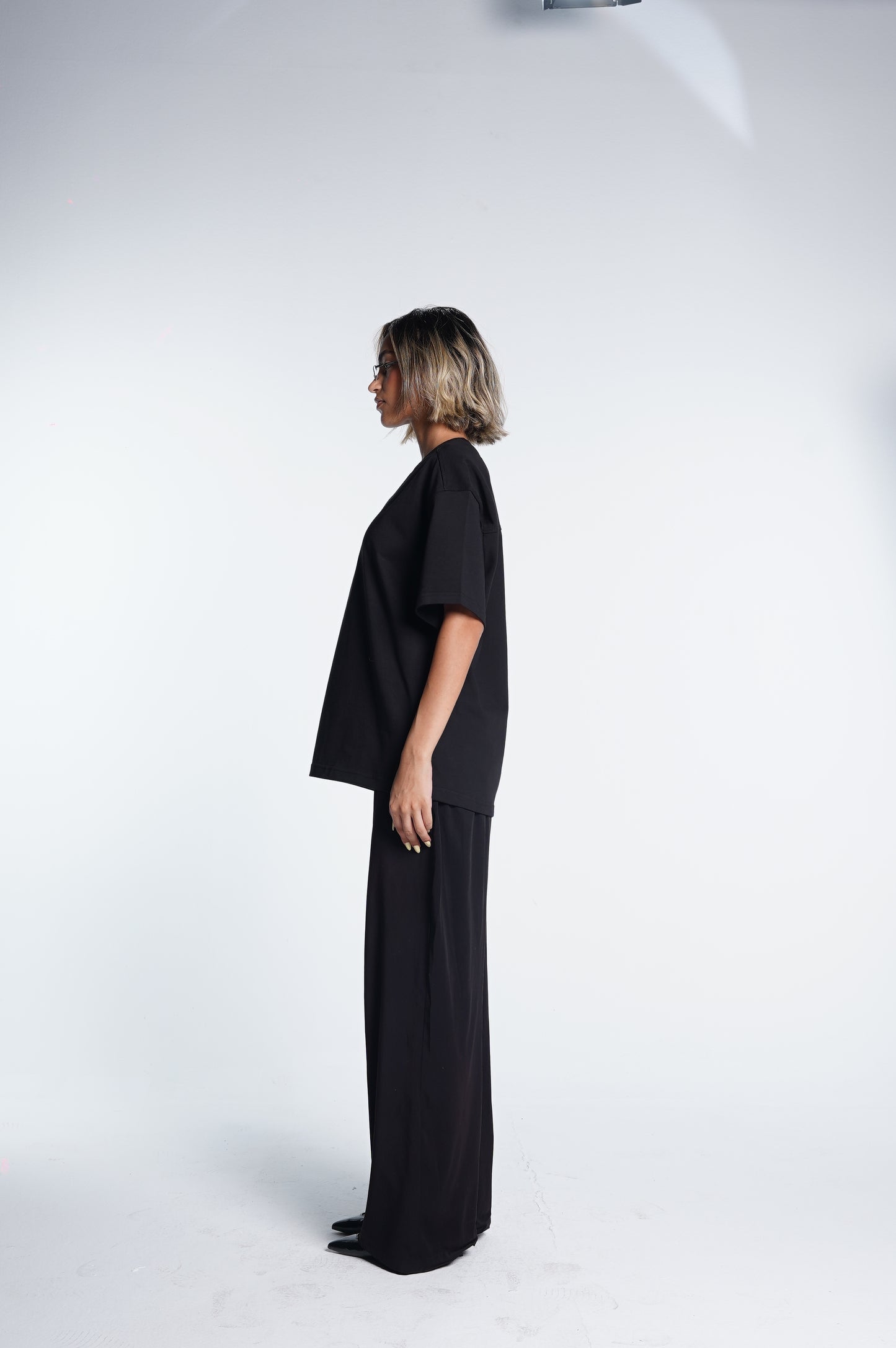 Basic boxy fit black Tee