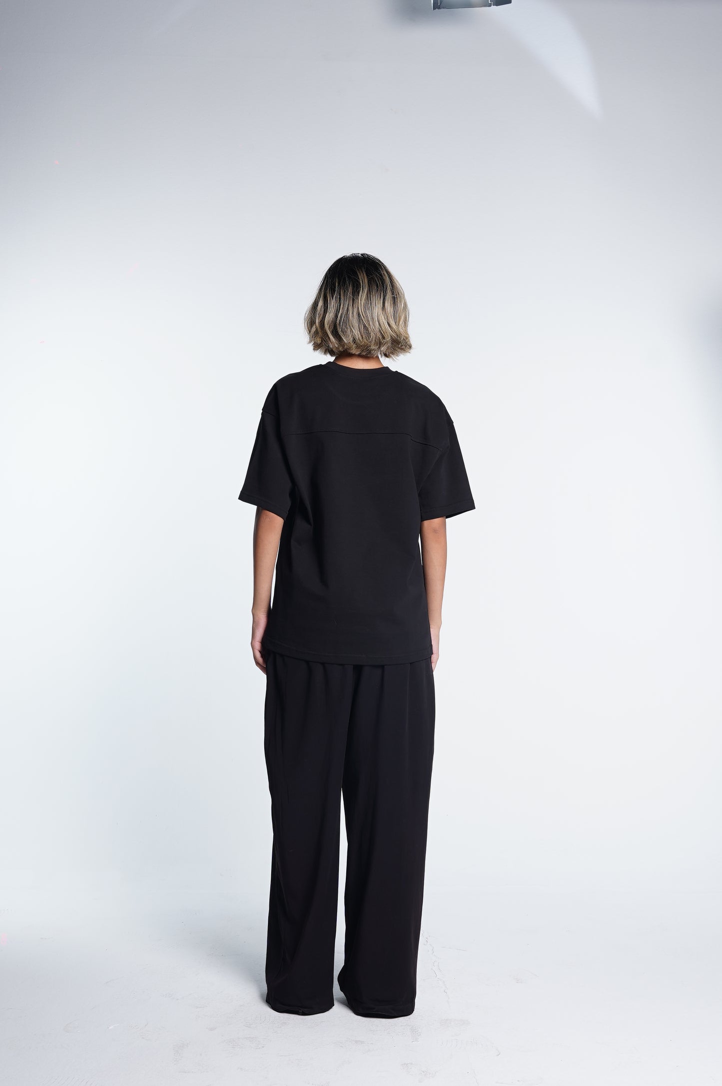 Basic boxy fit black Tee