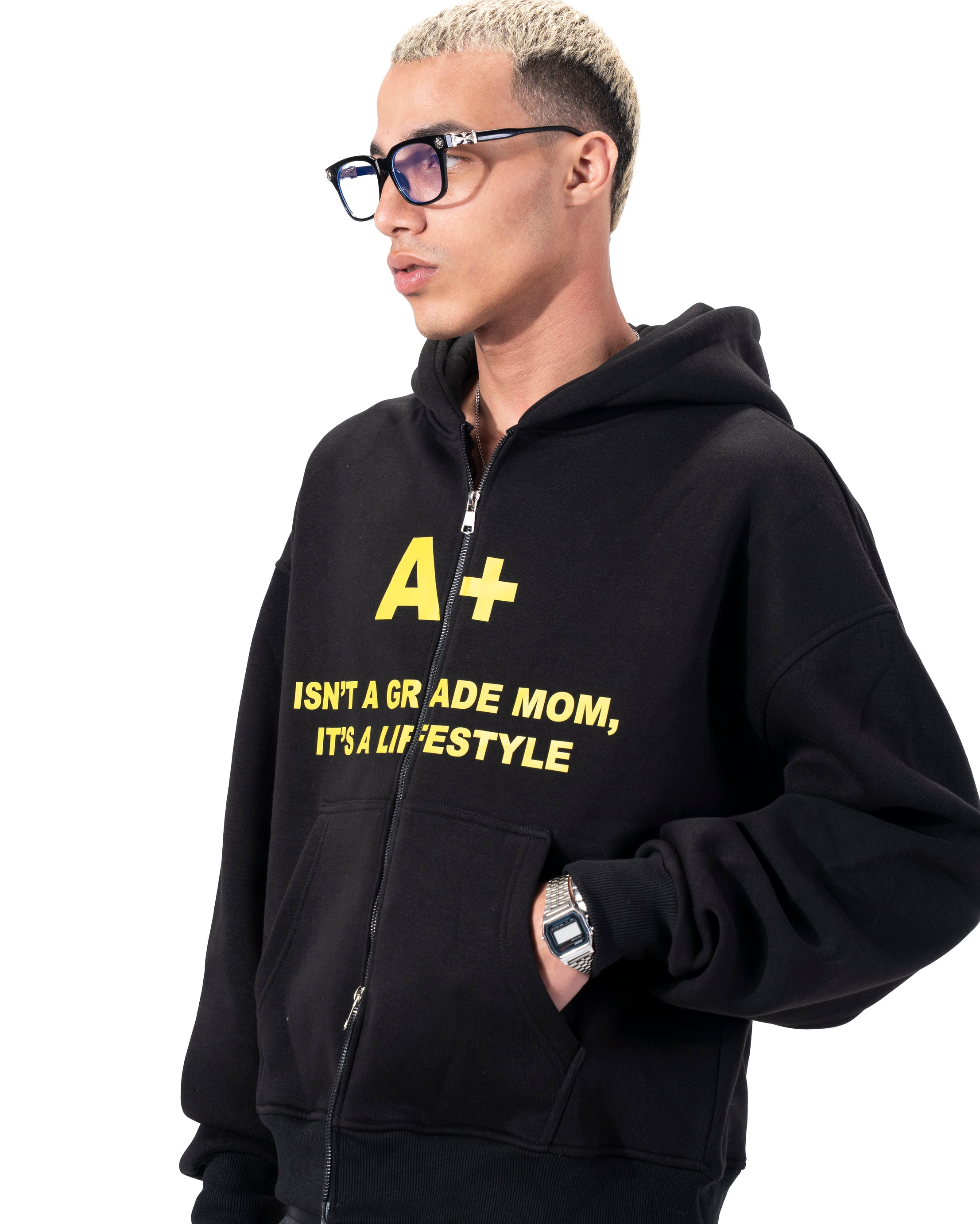 Nrds black-zipper